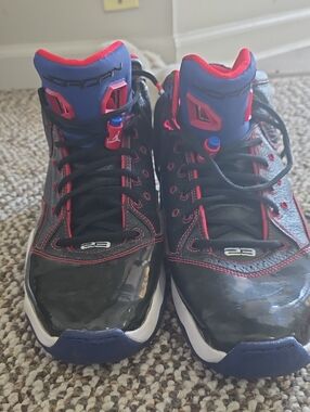 Jordan Men's Black, Blue & Pink Athletic Sneakers